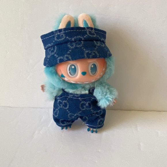 GG Overalls with Hat Labubu Outfit - Picture 3 of 3